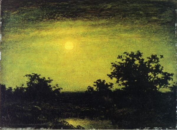 Moonlight by Ralph Albert Blakelock, hand-painted oil reproduction