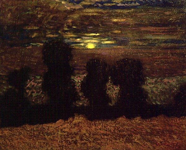 Moonlight Harvest by J.E.H MacDonald, hand-painted oil painting reproduction