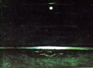 Moonlit Night on the Dnieper 1898 1908 by Arkhip Kuindzhi, hand-painted oil painting reproduction