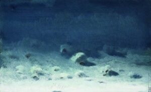Moonlit Night Winter b by Arkhip Kuindzhi, hand-painted oil painting reproduction