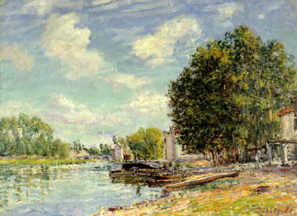 Moret-Sur-Loing II by Alfred Sisley, hand-painted oil painting reproduction