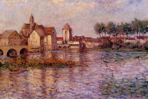Moret-Sur-Loing IV by Alfred Sisley, hand-painted oil painting reproduction