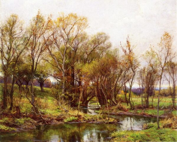 Morning by Hugh Bolton Jones, hand-painted oil painting reproduction
