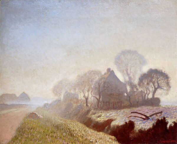 Morning In November by George Clausen, hand-painted oil painting reproduction