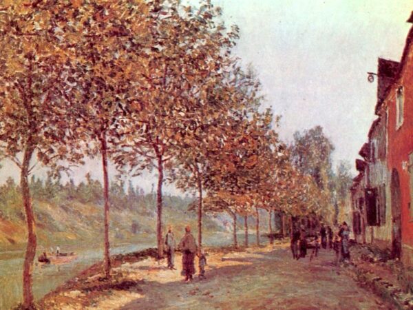 Morning in June by Alfred Sisley, hand-painted oil painting reproduction