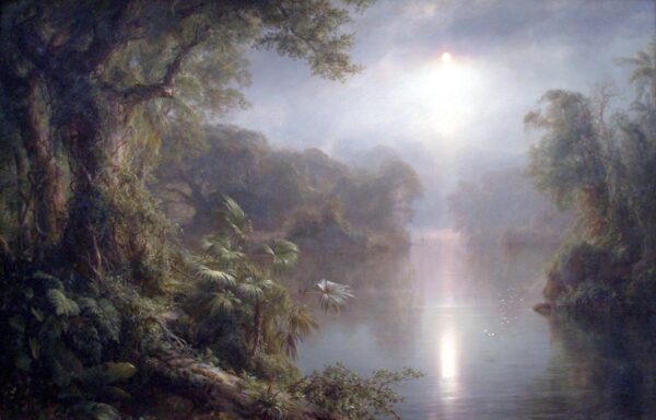Morning in the Tropics by Frederic Edwin Church, hand-painted oil painting reproduction