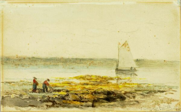 Morning on the Shore by Edward Mitchell Bannister, hand-painted oil reproduction
