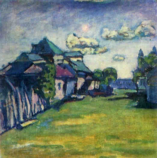 Moscow Environs by Wassily Kandinsky, hand-painted oil reproduction