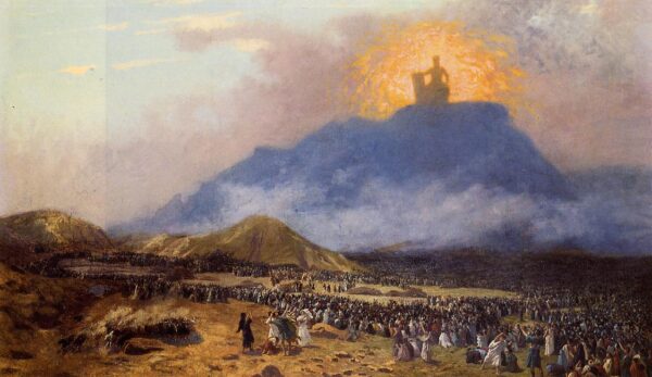 Moses on Mount Sinai by Jean-Léon Gérôme, hand-painted oil painting reproduction