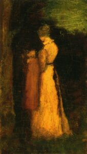 Mother and Child by Albert Pinkham Ryder, hand-painted oil painting reproduction