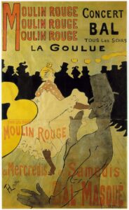 Moulin Rouge La Goulue by Toulouse-Lautrec, hand-painted oil painting reproduction