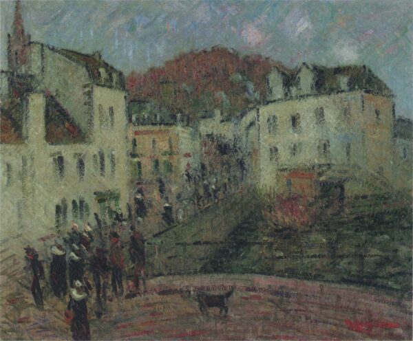 Moulin a Pont Aven by Gustave Loiseau, hand-painted oil painting reproduction