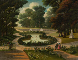 Mount Auburn Cemetery by Thomas Chambers, hand-painted oil painting reproduction