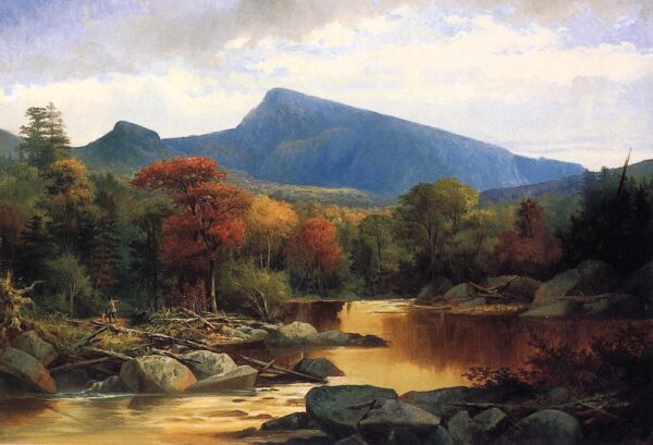 Mount Carter – Autumn in the White Mountains by John Mix Stanley, hand-painted oil painting reproduction
