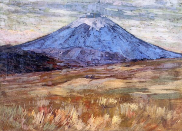 Mount Hood 1917 by Arthur Wesley Dow, hand-painted oil painting reproduction