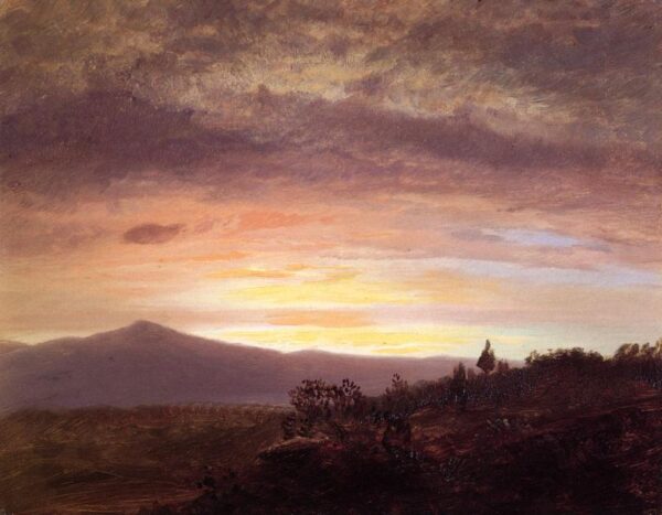 Mount Ktaadn b by Frederic Edwin Church, hand-painted oil painting reproduction