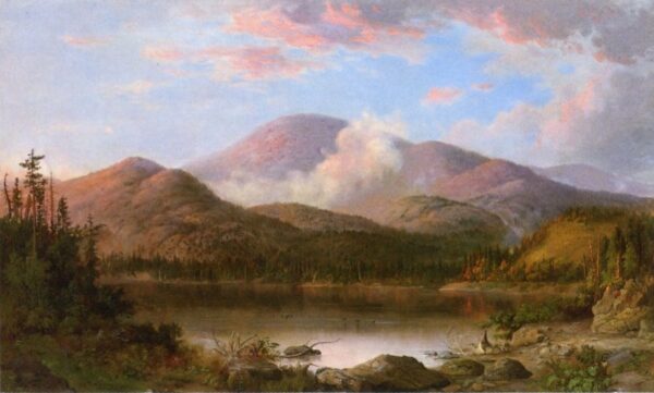 Mount Oxford by Robert Scott Duncanson, hand-painted oil painting reproduction
