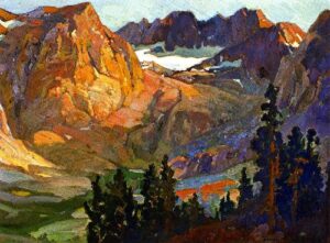 Mount Whitney Country by Franz Bischoff, hand-painted oil painting reproduction
