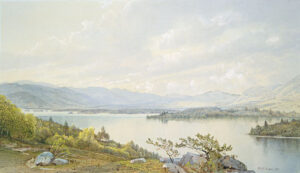 Lake Squam and the Sandwich Mountains by William Trost Richards, hand-painted oil painting reproduction