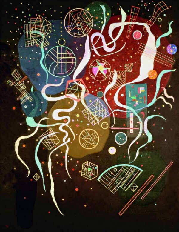 Movement I by Wassily Kandinsky, hand-painted oil painting reproduction