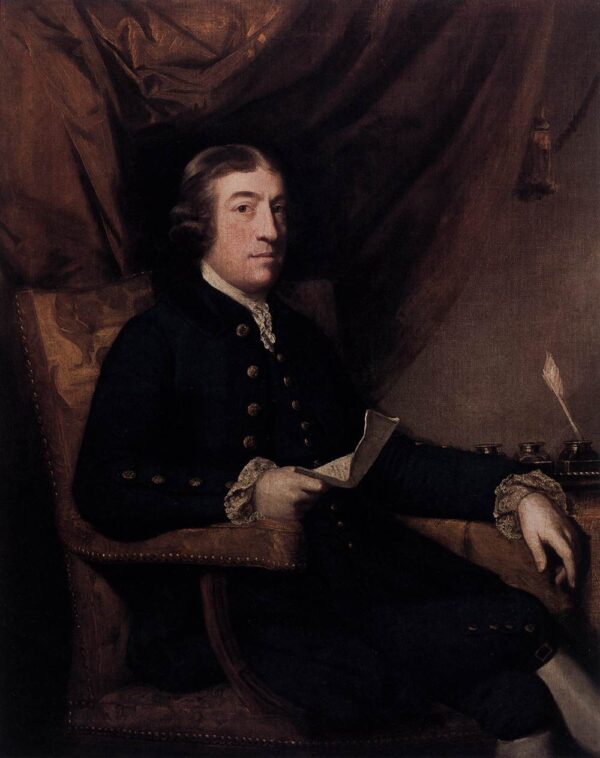 Mr. James Bourdieu by Joshua Reynolds, hand-painted oil painting reproduction