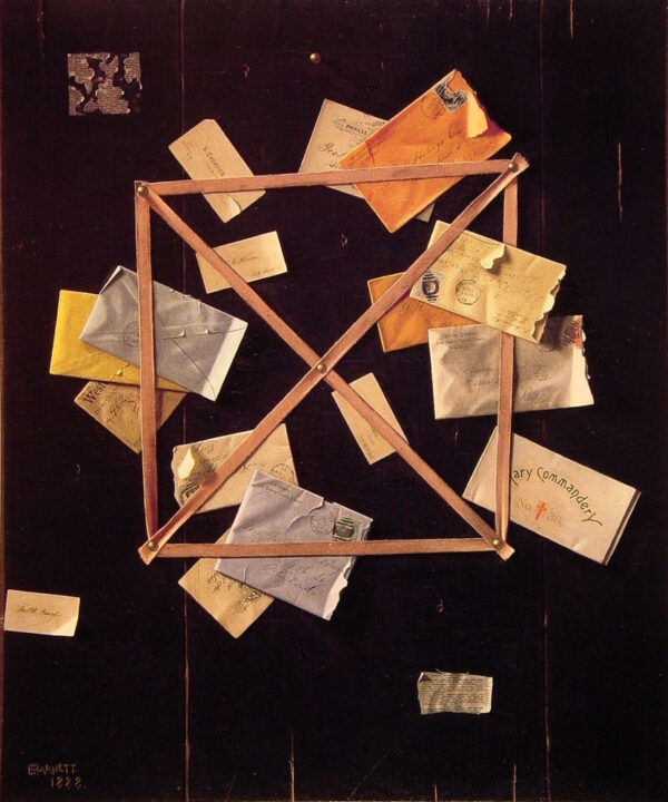Mr Hulting’s Rack Picture by William Michael Harnett, hand-painted oil painting reproduction