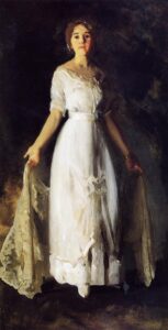 Mrs. Albert M Miller by George Bellows, hand-painted oil painting reproduction