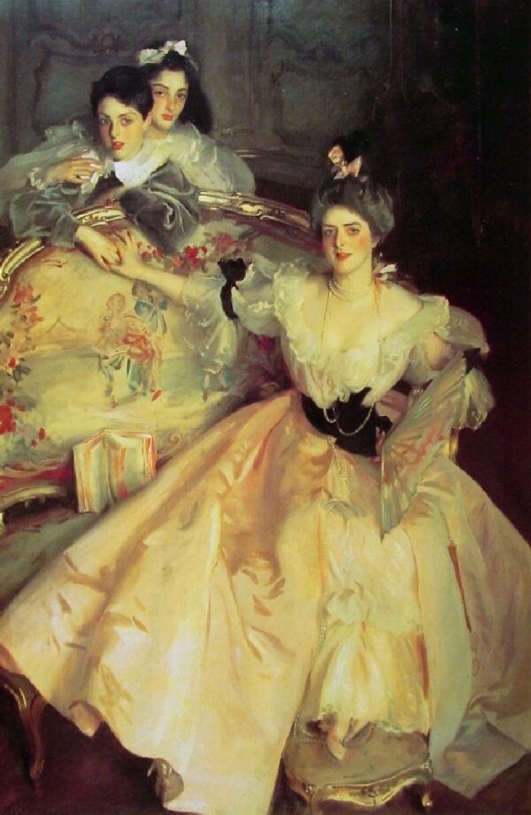 Mrs. Carl Meyer and Her Children by John Singer Sargent, hand-painted oil painting reproduction