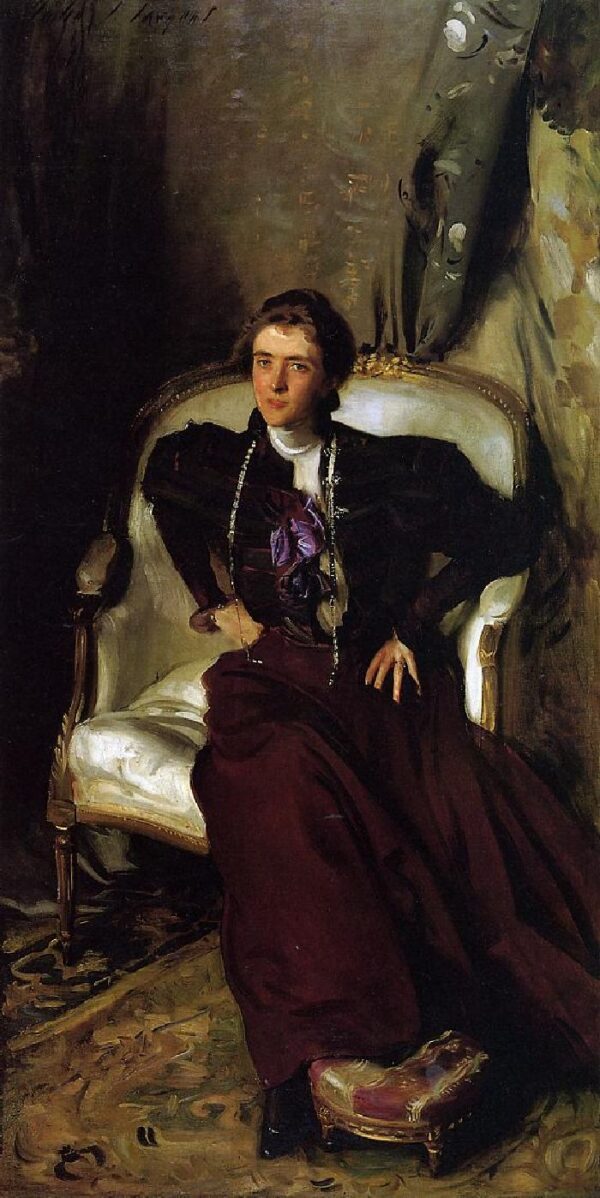 Mrs. Charles Thursby by John Singer Sargent, hand-painted oil painting reproduction