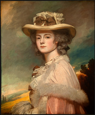 Mrs. Davies Davenport by George Romney, hand-painted oil reproduction