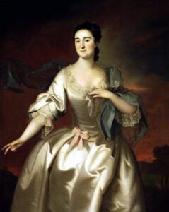 Mrs. James Pitts by Joseph Blackburn, hand-painted oil painting reproduction