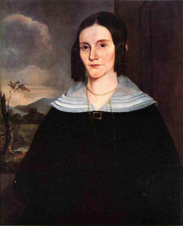 Mrs. John Forman by George Henry Durrie, hand-painted oil painting reproduction