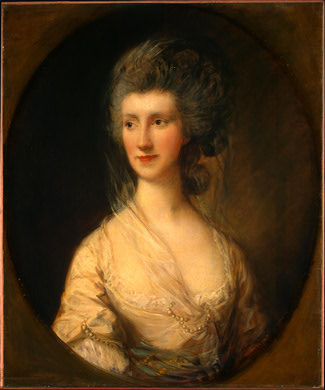 Mrs. John Taylor by Gainsborough, hand-painted oil reproduction