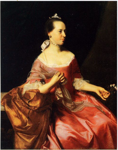 Mrs. Joseph Scott by John Singleton Copley, hand-painted oil reproduction