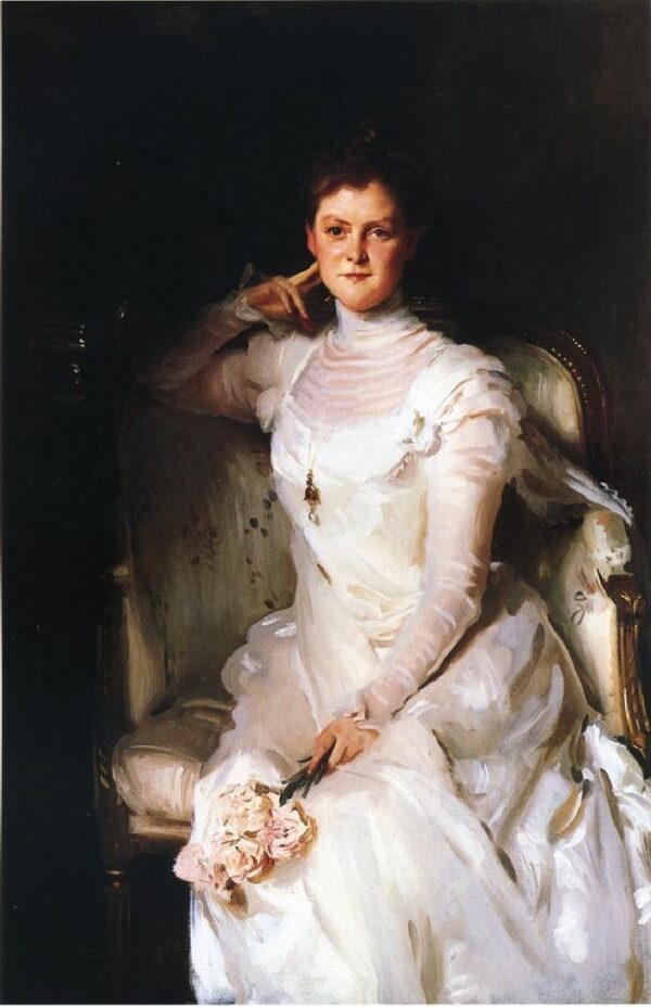 Mrs. Joshua Montgomery Sears by John Singer Sargent, hand-painted oil painting reproduction