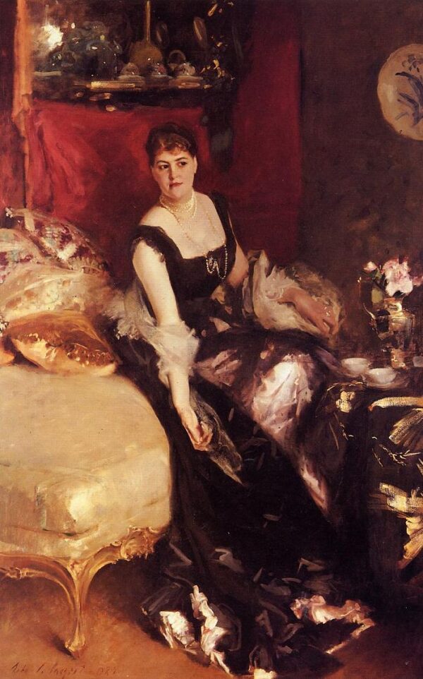 Mrs. Kate A More by John Singer Sargent, hand-painted oil painting reproduction