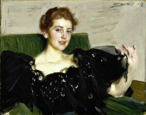Mrs. Lucy Turner Joy by Anders Zorn, hand-painted oil painting reproduction