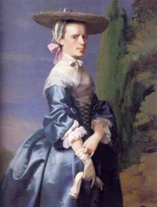Mrs. Nathaniel Allen by John Singleton Copley, hand-painted oil painting reproduction