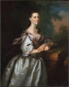 Mrs. Samuel Cutts by Joseph Blackburn, hand-painted oil painting reproduction