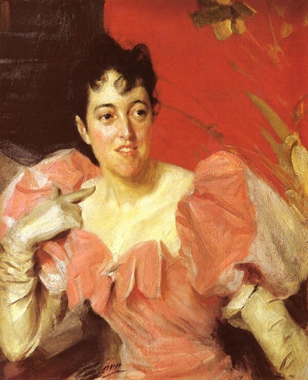 Mrs. Walter Bacon by Anders Zorn, hand-painted oil painting reproduction