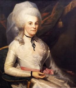 Mrs Alexander Hamilton 1787 by Ralph Earl, hand-painted oil painting reproduction