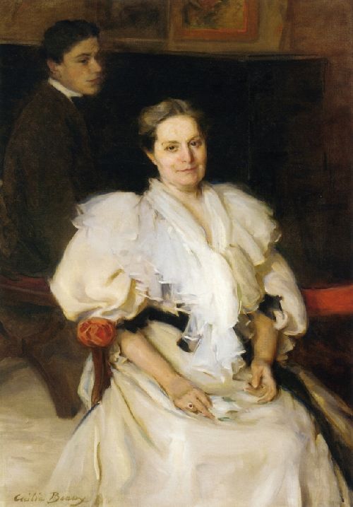 Mrs Beauveau Borie and Her Son Adolphe by Cecilia Beaux, hand-painted oil reproduction