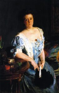 Mrs John Frederick Lewis by Cecilia Beaux, hand-painted oil painting reproduction