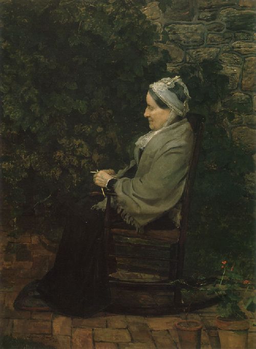Mrs John Wheeler Leavitt by Cecilia Beaux, hand-painted oil reproduction