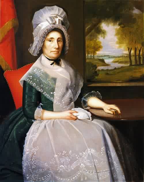Mrs Richard Alsop 1792 by Ralph Earl, hand-painted oil reproduction