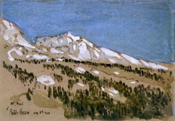 Mt. Hood (Oregon) by Frederick Childe Hassam, hand-painted oil painting reproduction