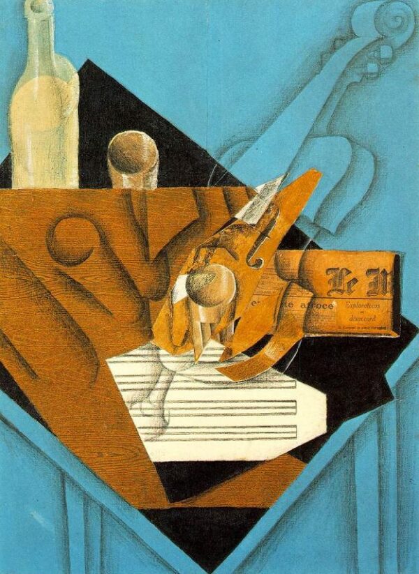 Musician’s Table by Juan Gris, hand-painted oil painting reproduction