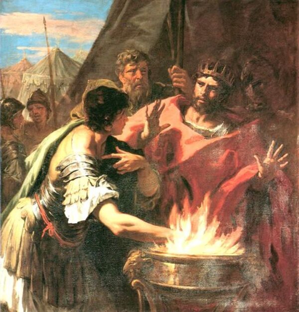Muzio Scevola by Sebastiano Ricci, hand-painted oil painting reproduction