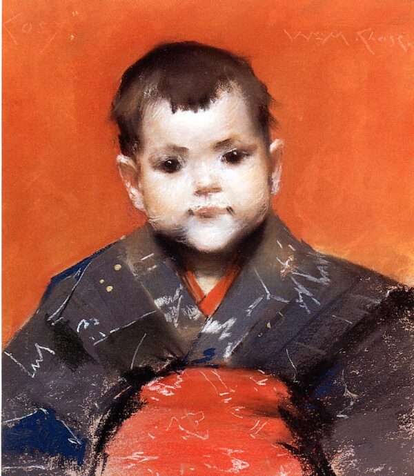My Baby aka Cosy by William Merritt Chase, hand-painted oil painting reproduction