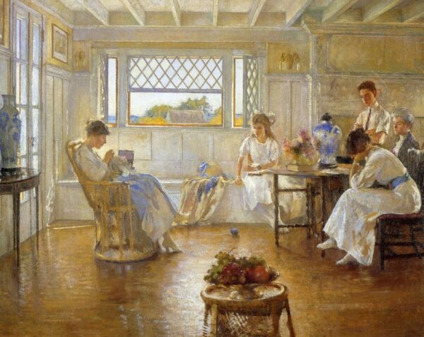 My Family by Edmund Tarbell, hand-painted oil painting reproduction